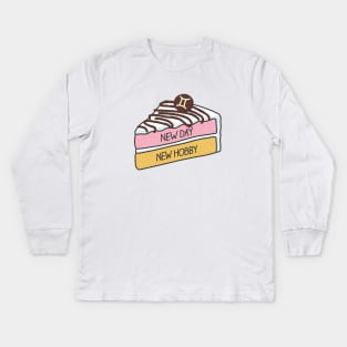 Slice of Gemini Kids Long Sleeve T-Shirt